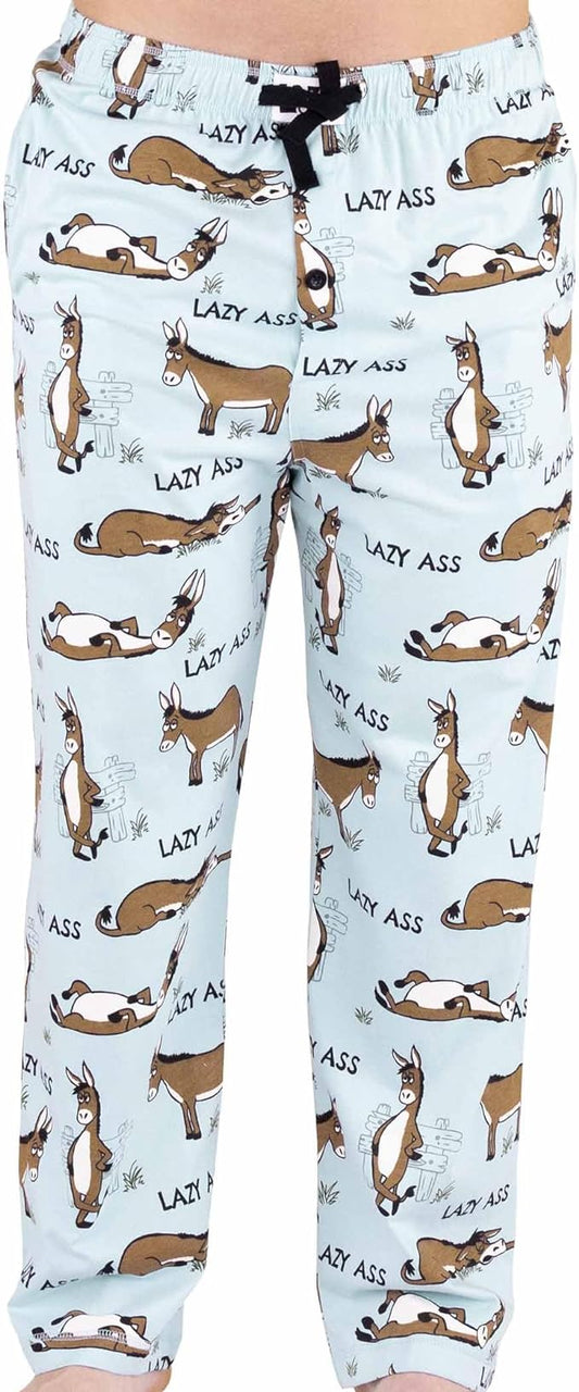 Lazy One Funny Ocean Pajama Pants For Men, Men's Separate Bottoms, Lounge Pants, Fishing PJs