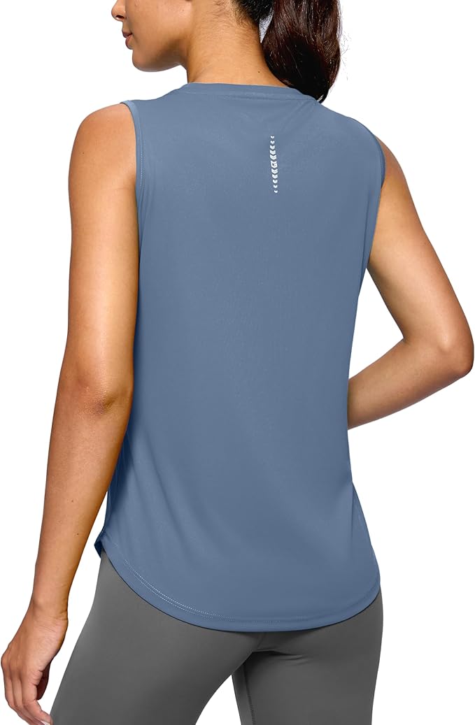 G Gradual Women's Workout Tank Tops Lightweight Sleeveless High Neck Athletic Shirts for Running Gym Tennis Pickleball