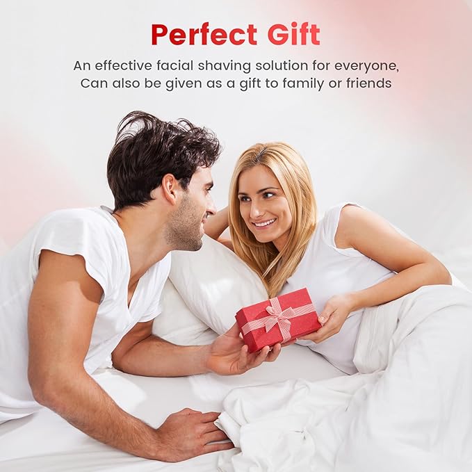 Facial Hair Remover for Women- 2-in-1 as Seen on TV Painless Face Shaver -Mini Hair Remover, Electric Razor Shaver Portable Bikini Epilator for Lips, Chin, Armpit, Peach Fuzz,Neck, Cheek