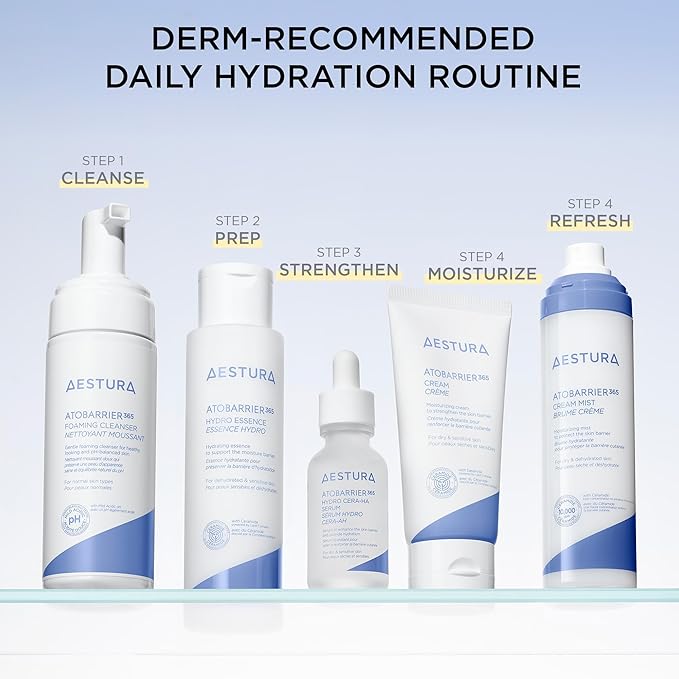 AESTURA ATOBARRIER365 Hydro Essence with Hydrating Amino Acids | Lightweight Formula, Deep Hydration, Suitable for Dry & Sensitive Skin, Non-Comedogenic, 100ML / 3.38 fl. oz.