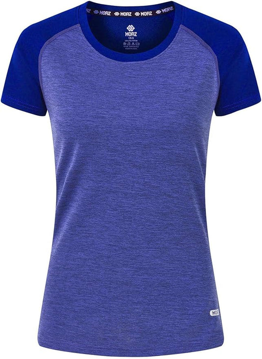 MoFiz Women's Short Sleeve UPF 50+ Sun Protection Sports T-Shirt Quick Dry Running Workout Athletic Tee Top