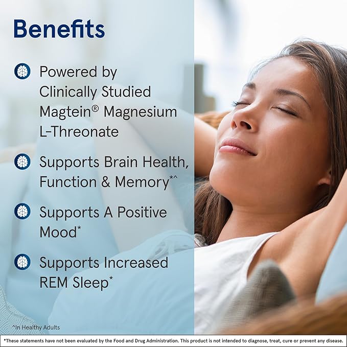 Jarrow Formulas MagMind - 90 Capsules - Includes Magnesium L-Threonate (Magtein) - Supports Brain Health & Function - 30 Servings