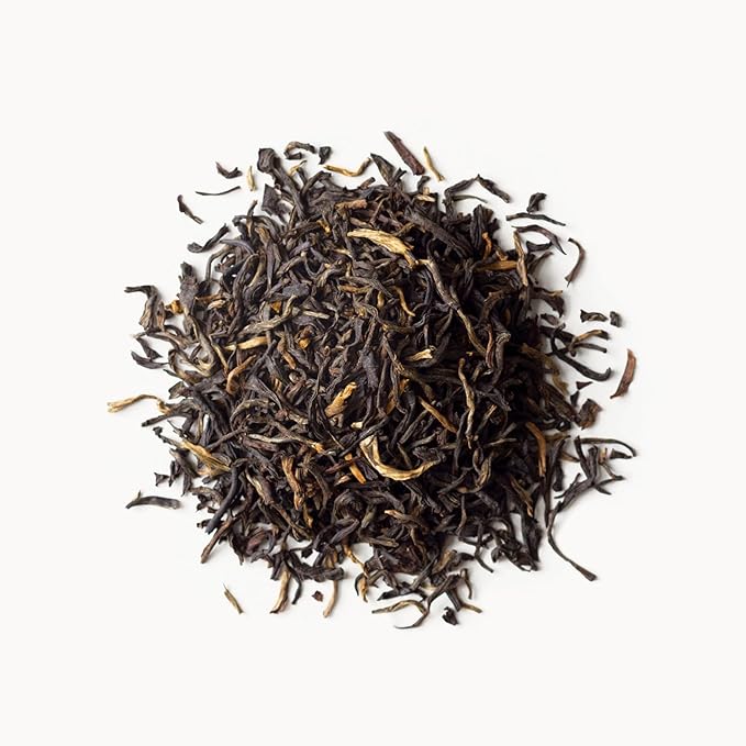Rishi Tea Golden Yunnan Black Tea - Organic, Loose Leaf Tea, Smooth & Rich Ancient Chinese Tea, Energizing & Caffeinated - 4 Ounces, 14+ Servings