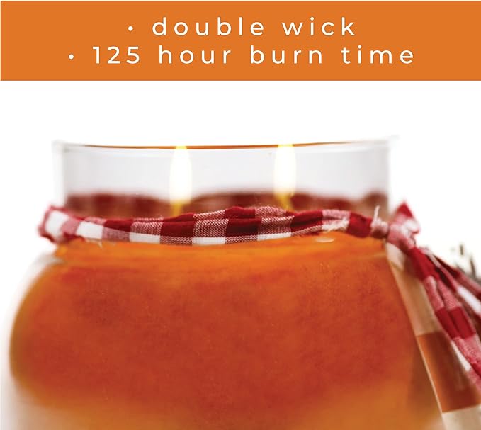 A Cheerful Giver - Pumpkin Cornbread - 22oz Mama Scented Candle Jar with Lid - Keepers of The Light - 125 Hours of Burn Time, Gift for Women, Orange