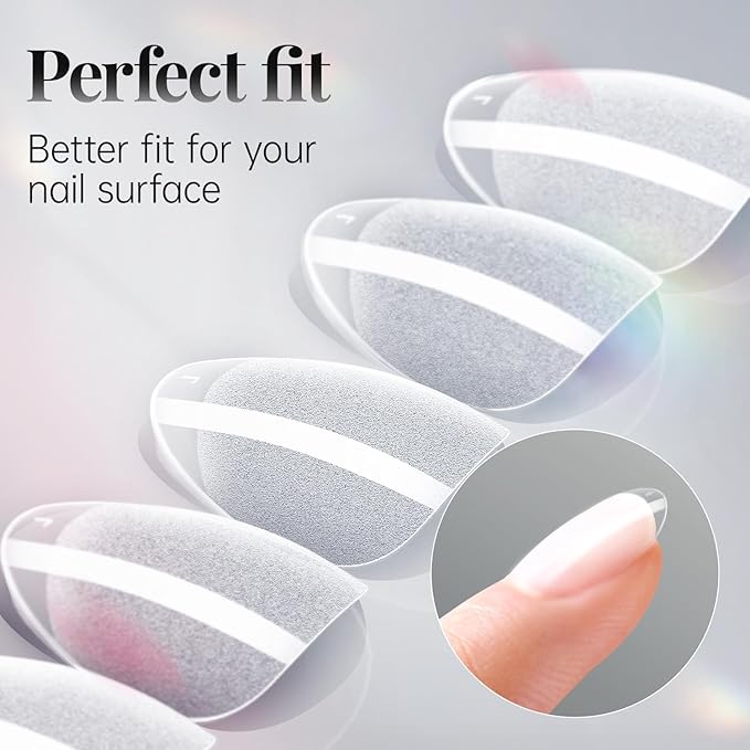 krofaue 3 Styles Short Nail Tips Kit - 720PCS Half Matte Coffin, Almond, Square Fake Nails Full Cover Press on Extension for Soft Gel Tips Set Art DIY Home