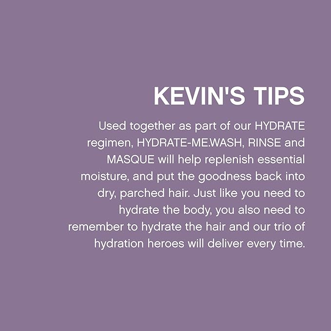 KEVIN.MURPHY HYDRATE-ME.RINSE - Moisturising Conditioner - For Normal & Dry Hair - Hair Repair - Colour Safe Conditioner - With Antioxidant Blend & Kakadu Plum - 1 L / 33.8 fl oz