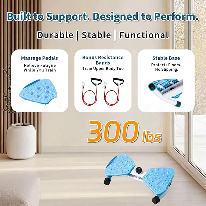 waist twisting machine for Exercise, Ab Twister Board, Core Twister for Women & Home Fitness, twist board for exercise,300 LBS Capacity