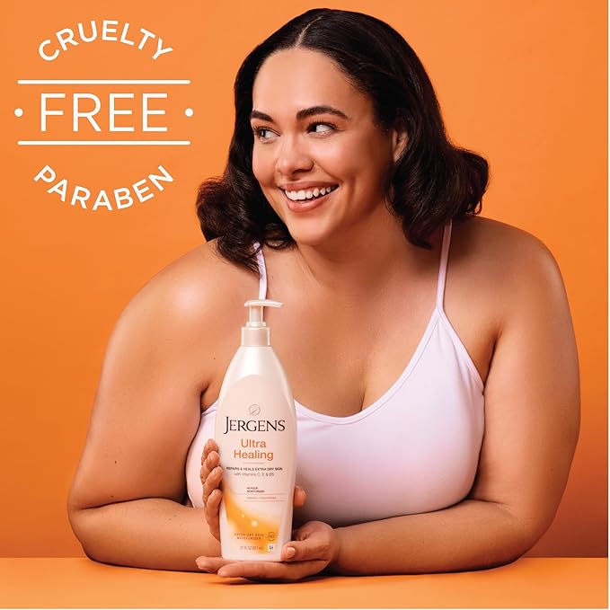 Jergens Ultra Healing Dry Skin Moisturizer, White 21 Fl Oz