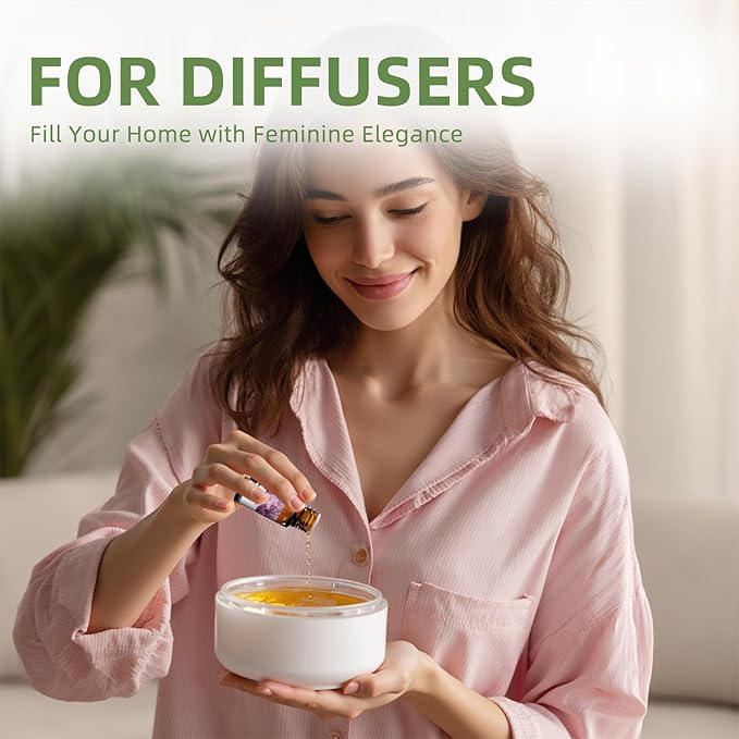 Women Essential Oils Set | 8 Pcs Autumn Essential Oils for Diffusers for Home, Fragrance Oil for Candle, Aromatherapy Gift Set | Pumpkin Pie, Cinnamon, Apple Cider, Vanilla, Fall Leaf & More