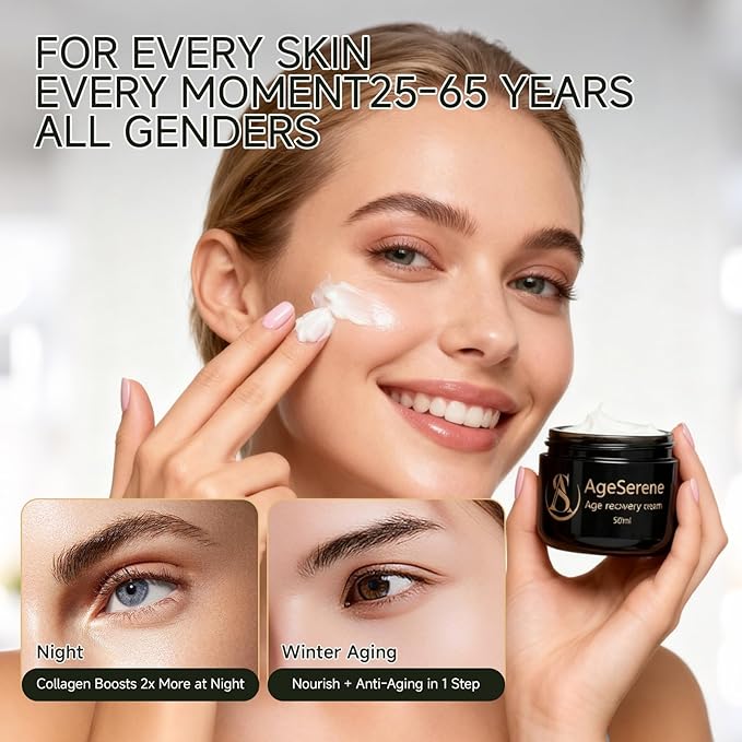 Face Moisturizer for Women, Anti-Aging Night Cream to Reduces Wrinkles and Firms Skin, Boosts Collagen | 48H Hydration, Peptides, Vitamin C & Vit E, Tightening Skin Care