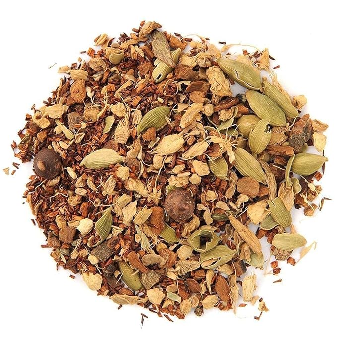 Organic Positively Tea Company, Rooibos Chocolate Chai Tea, Loose Leaf, 4 Ounce