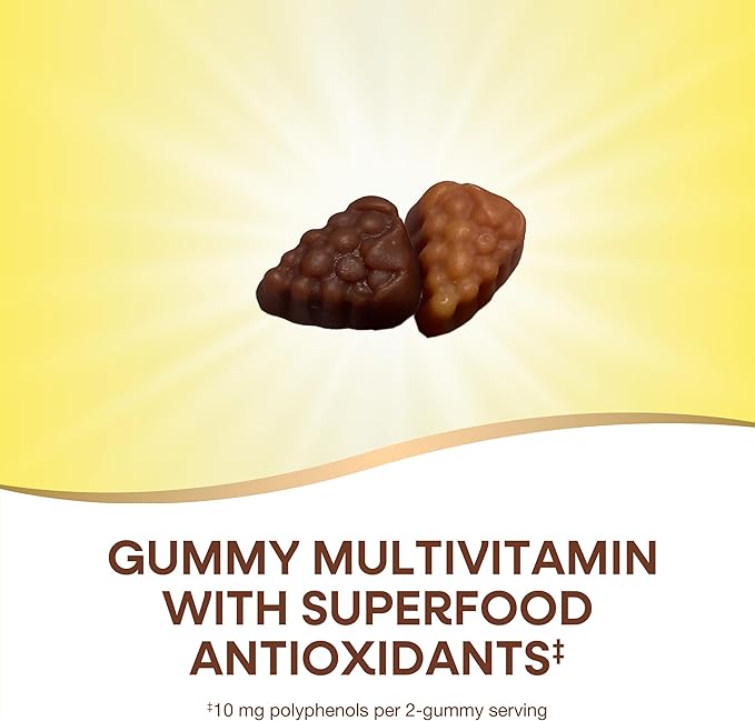 Nature's Way Alive! Women's 50+ Daily Gummy Multivitamins, Women's Supplements, Supports Healthy Heart, Brain & Bones,* B-Vitamins, Mixed Berry Flavored, 150 Gummies (Packaging May Vary)
