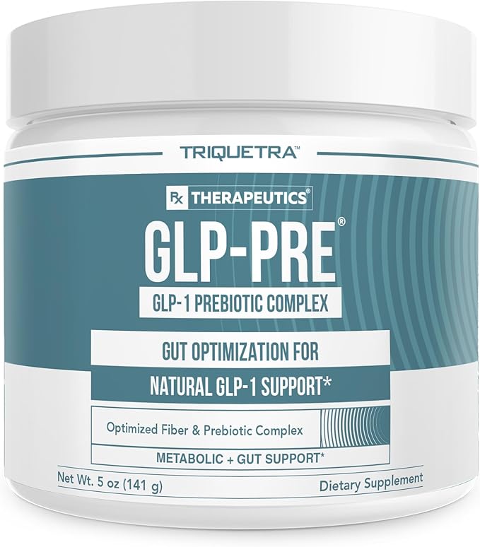 GLP-Pre™ – Optimized Prebiotic Fiber Complex - Gut-Microbiome Optimization for Natural GLP-1 Pathway Support & Metabolic Wellness - Includes Clinically Studied Non-Digestible Fibers - 30 Servings