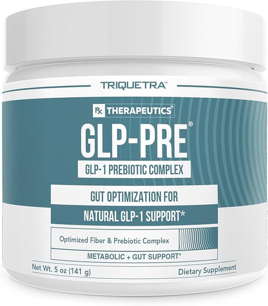 GLP-Pre™ – Optimized Prebiotic Fiber Complex - Gut-Microbiome Optimization for Natural GLP-1 Pathway Support & Metabolic Wellness - Includes Clinically Studied Non-Digestible Fibers - 30 Servings