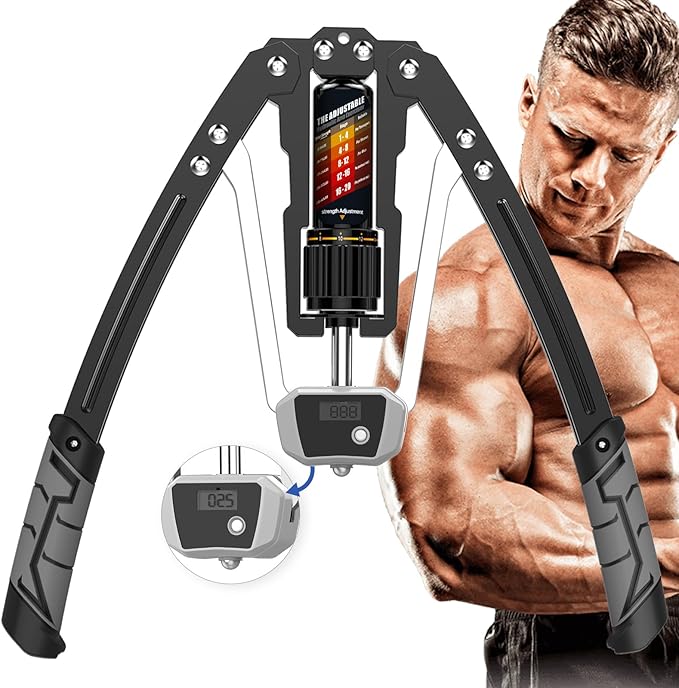 EAST MOUNT Twister Arm Exerciser - Adjustable 22-440lbs Hydraulic Power, Home Chest Expander, Shoulder Muscle Training Fitness Equipment, Arm Enhanced Exercise Strengthener.