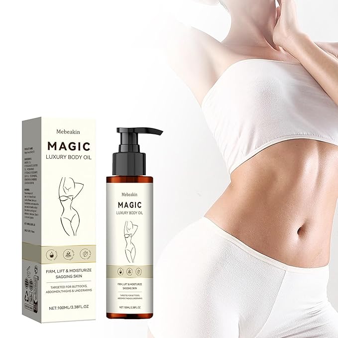 Magic Luxury Body Oil,Jojoba Ginger Extract – Skin Firming, Intense Hydration for Dry Skin, Nourishing Full Body Treatment, Non-Greasy Fast Absorbing Formula