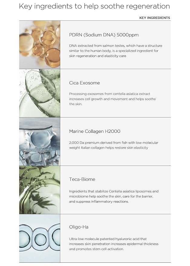 FINDIVE OFFICIAL PDRN CICA Exosome Care Mask, PDRN (Sodium DNA) 5,000ppm, Cica Exosome, Marin Collagen, Soothes, Regenerates Skin, 1.05fl.oz*8