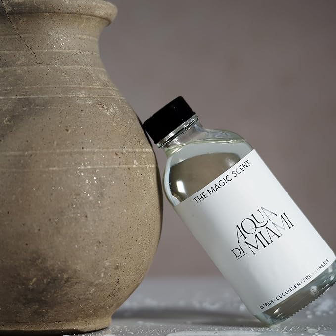 The Magic Scent Aqua di Miami Diffuser Oil - Hotel & Home Luxury Scents - Diffuser Oil Scents for Home Designed for Use in All Diffusers - 8.5 fl oz, 250 mL