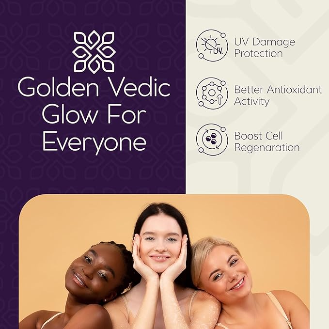 LUVIH Absolute Radiance Face Serum with Saffron & Licorice – Ayurvedic Brightening & Dark Spot Corrector for Pigmentation, Sun Damage & Uneven Skin Tone – 30 mL