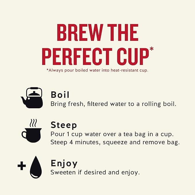 Celestial Seasonings Rooibos Madagascar Vanilla Herbal Tea, Caffeine Free, 20 Tea Bags Box (Pack of 6)