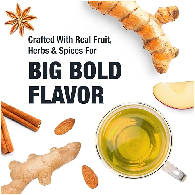 Tiesta Tea - Golden Milk, Loose Leaf, Sweet Turmeric Herbal Brew, Non-Caffeinated Herbal Blend, Makes Hot or Iced Up to 40-50 Cups, 6oz Refillable Tin