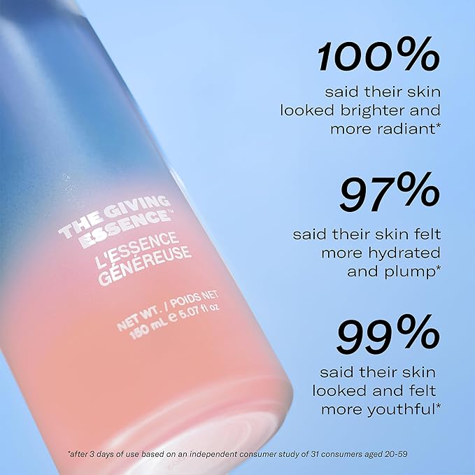 Then I Met You The Giving Essence, Vegan-Cruelty-Free Korean Skincare with 5% Niacinamide, Fermented Galactomyces, Red Algae & Berries for Brightening & Hydration, Suitable for All Skin Types, 5.07 oz