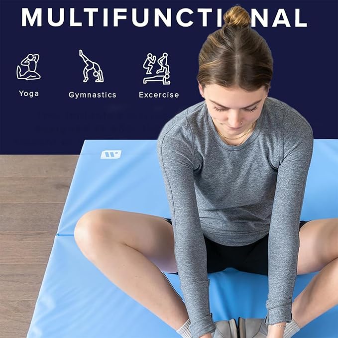 We Sell Mats Core Basic Personal Fitness & Exercise Mat - 2x6, 4x6, 4x8 - All Purpose Gym Mat for Home Workout, Yoga, Pilates, Stretches & Floor Exercises