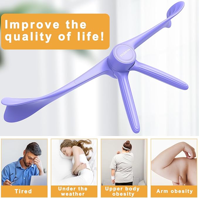 Arm Workout Equipment for Women - Back Fat Slimmer, Chest and Upper Shoulder Strengthener, Work From Home Fitness