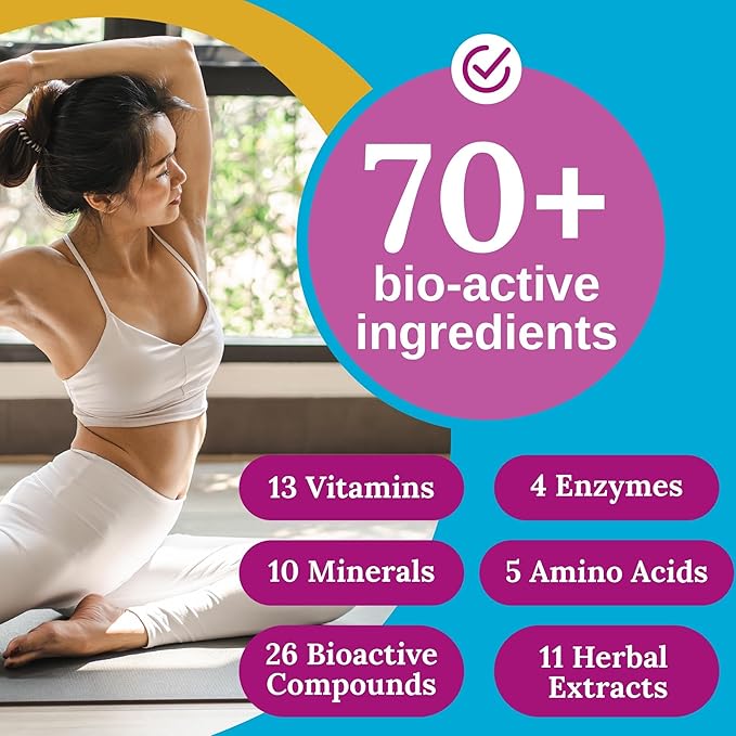 Xtendlife Total Balance Women’s Multivitamin for Immune, Heart, Digestive & Cellular Health - - Daily Support - 70+ Nutrients & Minerals - 30 Day Supply