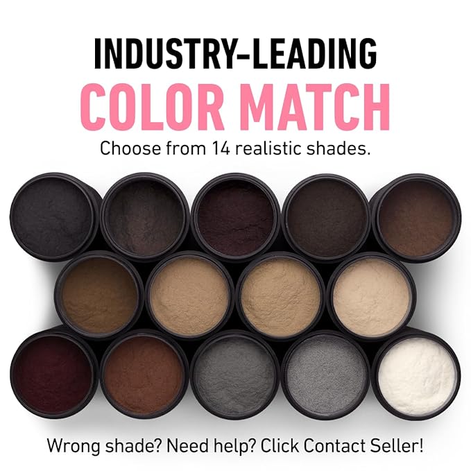 BOLDIFY Hair Fibers (12g) - Fill In Thinning and Fine Hair for an Instantly Fuller, Thicker Look - 14 Shades for Women & Men - Dark Brown