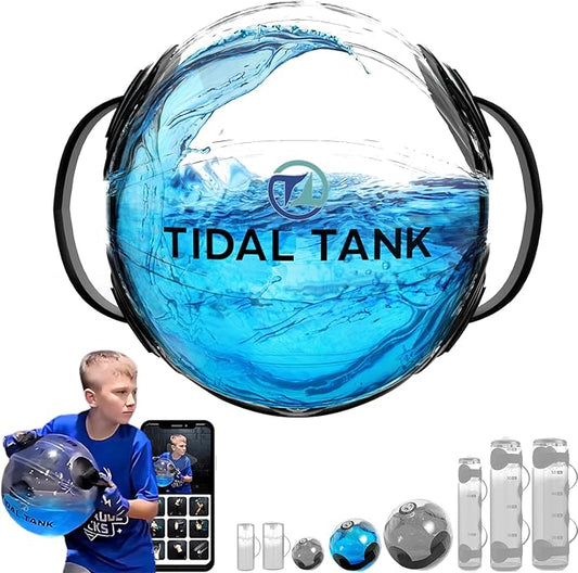 Sphere Mini - Heavy Bag Aqua Ball, Water Weight - Sandbag Weight Set for Home Gym, Adjustable Sand Bags Weights Workout - Portable Exercise Fitness Equipment - Workout Videos
