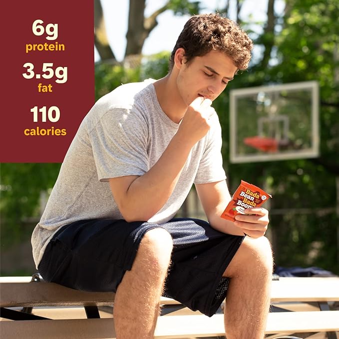 Bada Bean Bada Boom Plant-Based Protein, Gluten Free, Vegan, Crunchy Roasted Broad (Fava) Bean Snacks, 110 Calorie Packs, The Classic Box Variety Pack, 1 Ounce (Pack of 24)