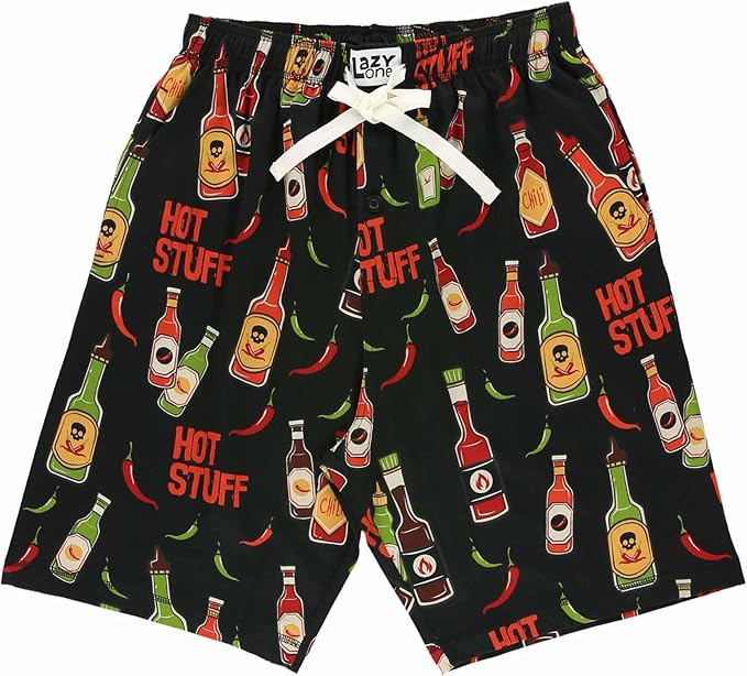 Lazy One Pajama Shorts for Men, Men's Pajama Bottoms, Sleepwear