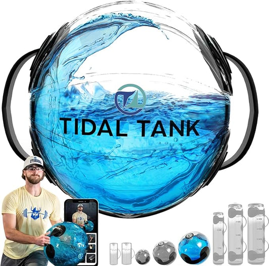 Sphere Mini - Heavy Bag Aqua Ball, Water Weight - Sandbag Weight Set for Home Gym, Adjustable Sand Bags Weights Workout - Portable Exercise Fitness Equipment - Workout Videos