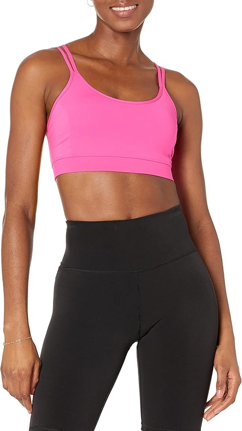 Amazon Essentials Womens Active Sculpt Light Support Strappy Back Sports Bra