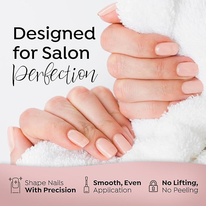 Tones Pro Acrylic Nail Powder, Cover Almond (Soft Nude Beige), (1.5 Fl Oz) - Long-Lasting & Non-Yellowing Polymer for Salon Quality Nail Extensions & 3D Art