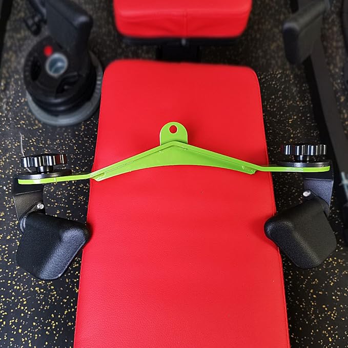 KORIKAHM Adjustable Lat Pull down Bar, Cable Machine Attachments for Gym, Home Gym Fitness T-bar Row Pulldown Attachments, Lat Pull Down Machine Wide Grip Neutral Grip Handle