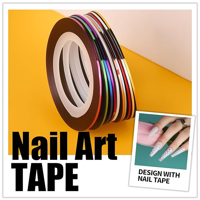 Teenitor Nail Art Brushes Nail Art Tools, Nail Brushes for Nail Art Kit with Nail Stickers, Nail Design Tools Nail Design Brushes Nail Gems, Nail Stuff Dotting Tools Nail Art Stickers Nail Supplies