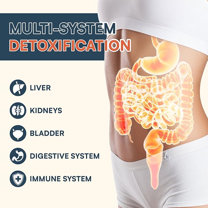 Detox Powder Supplement for Men & Women, Natural Herbal Formula for Liver, Kidney & Digestion, Lime Flavor, 30 Servings