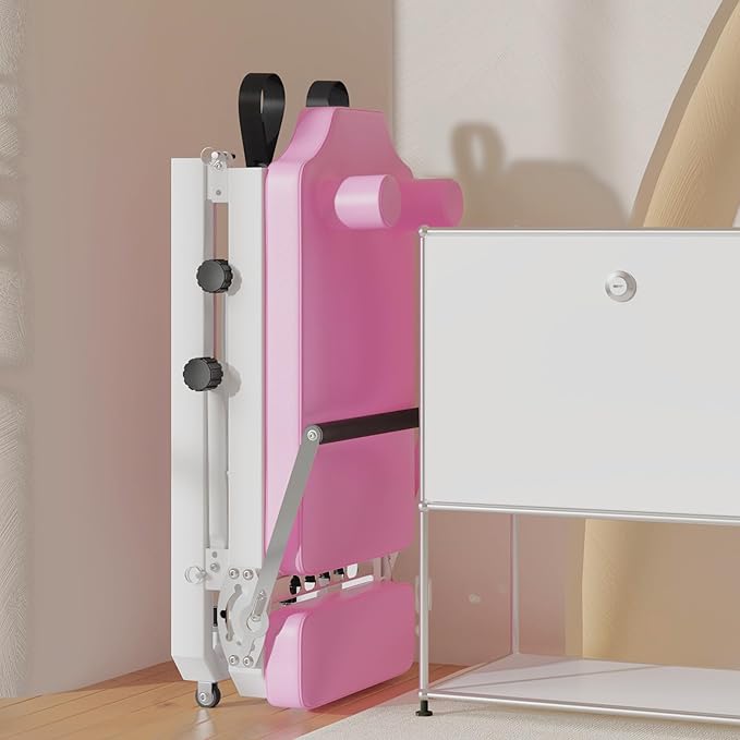 DlandHome Pilates Reformer, Foldable Pilates Reformer Machine with Springs & Resistance, Suitable for Advanced and Beginners Users Adjustable Pilates Equipment for Full-Body Home Workout Up to 330 lbs