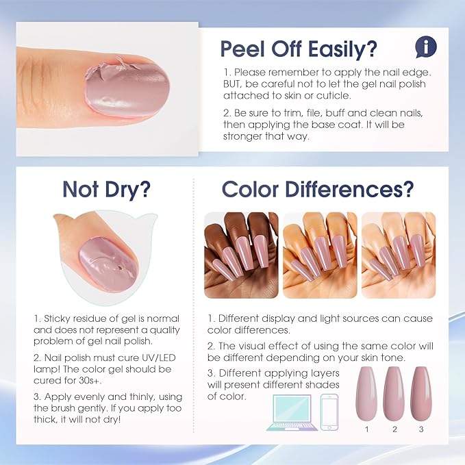 ROSALIND Reflective Glitter Gel Polish - 12 Colors Glitter Gel Nail Polish Set Sparkle Shiny Effect Soak Off UV Set Silver Sparkling Nail Art Collection Manicure Gift for Women