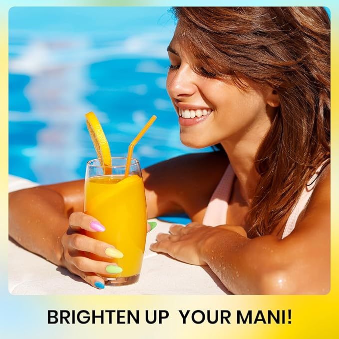 Beetles Glitter Gel Polish Set - 6 Colors Sparkling Water Shimmer Blue Green Pink Orange Glitter Neon Gel Polish Soak Off Nail Art Design Soak off Uv Gel Manicure Gift for Girls Women