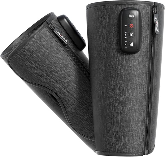 CINCOM Cordless Calf Massager for Circulation, Leg Compression Massager for Calf, Rechargeable Leg Massage with 3 Intensities 3 Modes for Pain Relief, Gifts for Women Men