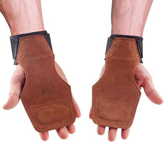 Wrist Straps for Weightlifting for Maximum Grip Support - Lifting Deadlift Strap & Weight Lifting Grips Gloves for Working Out Pull Up Deadlifting & Shrugs