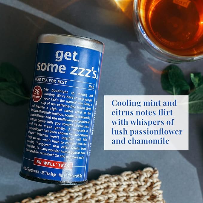 The Republic of Tea, Get Some Zzz’s – No. 5 Herb Tea for Rest, No Caffeine, 250 Tea Bags