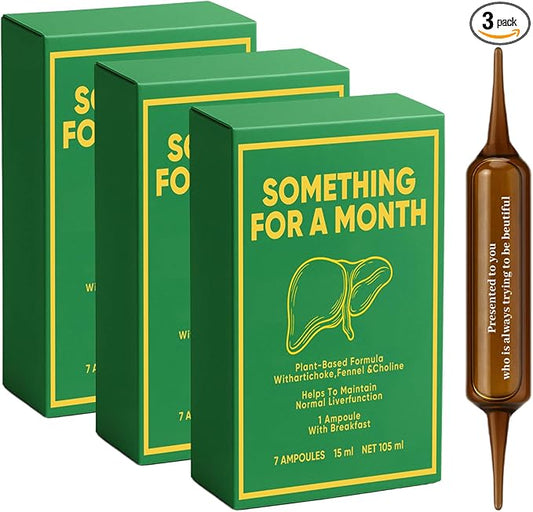 BiocolLabs Liver Detox - Something for a Month Health Liquid with Artichoke, Chicory, Choline, Rosemary for Liver Support & Health, Bloating Relief, Vegan, Non-GMO, 7 Ampoules 1 Box