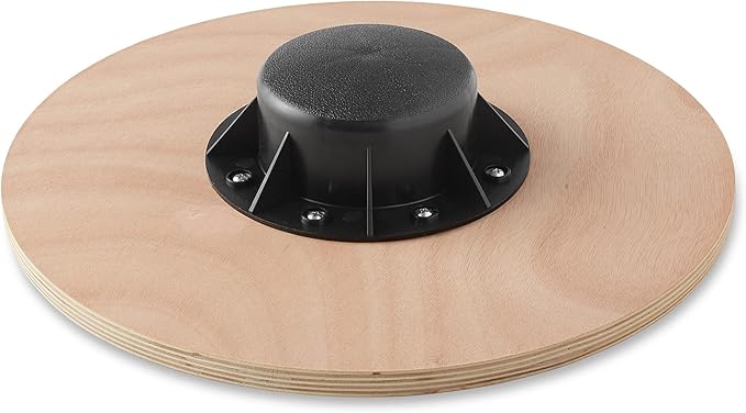 Philosophy Gym Wobble Board - Round Wooden Balance Board - Exercise Balance Trainer