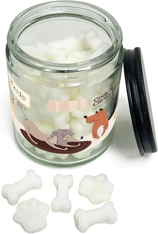 9oz Pet Odor Eliminator Wax Melts, Long-Lasting Citrus Scented, Non Toxic, Pets Odor Eliminating Wax Cubes, Natural Plant-Based Wax Blend