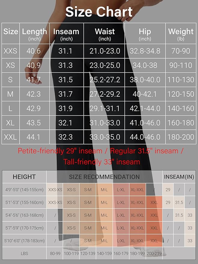 YEOREO Workout Leggings Womens No Front Seam Straight Leggings 29" / 31.5" / 33" High Waist Buttery Eddiy Gym Yoga Pants