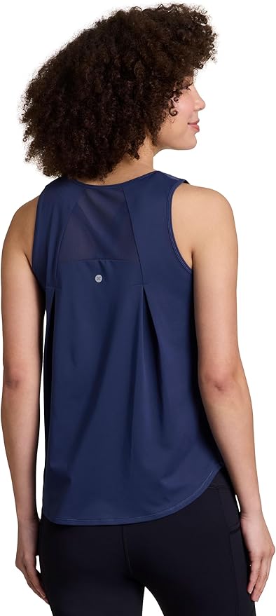 RBX Active Women's Workout Top with Breathable Mesh Panels, Quick Drying Gym Running Tank Top with Plus Sizes